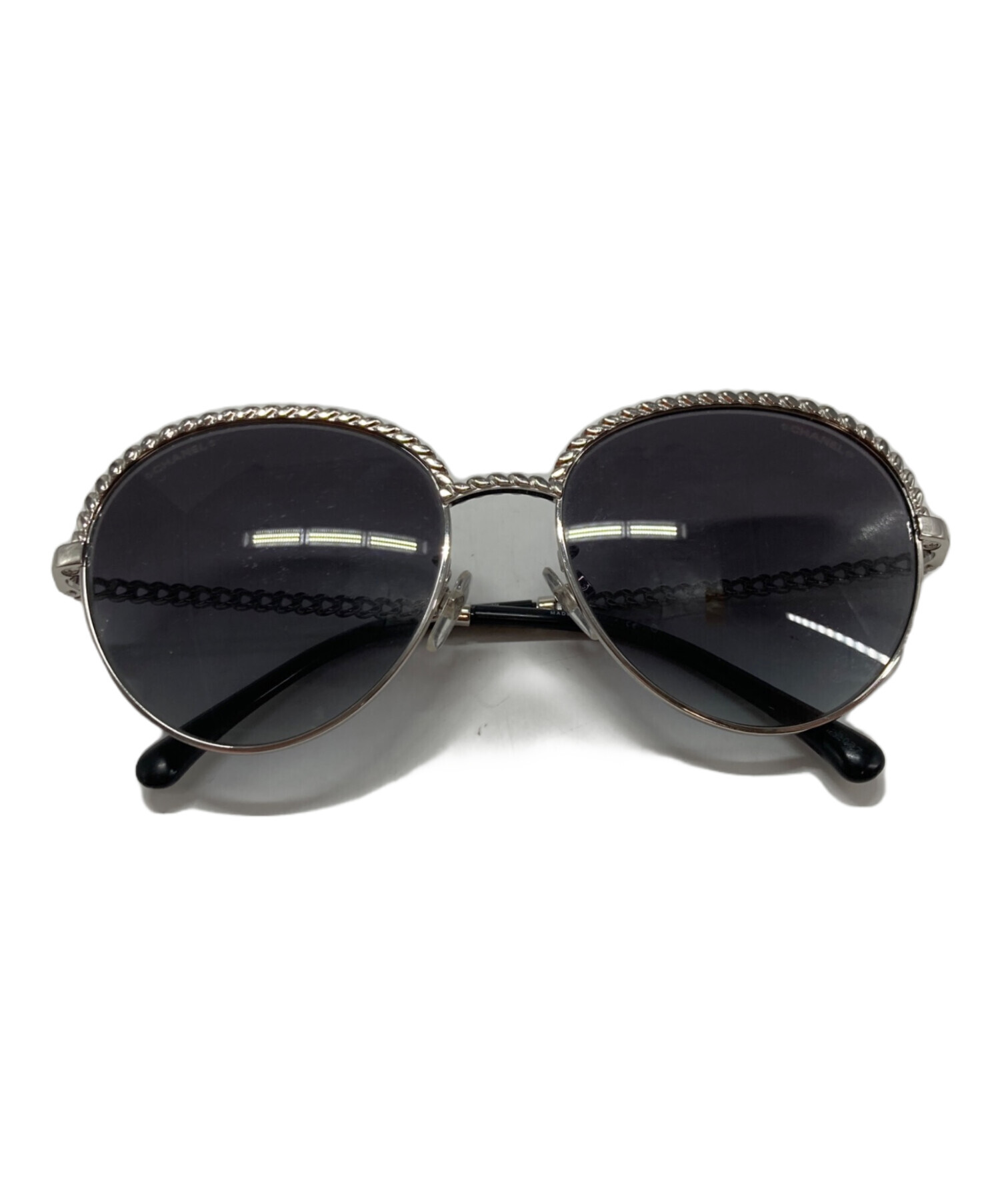 CHANEL サングラス 5175-A ブラック ココマーク シャネル 中古・古着通販】CHANEL (シャネル) ココマーク チェーン サングラス
