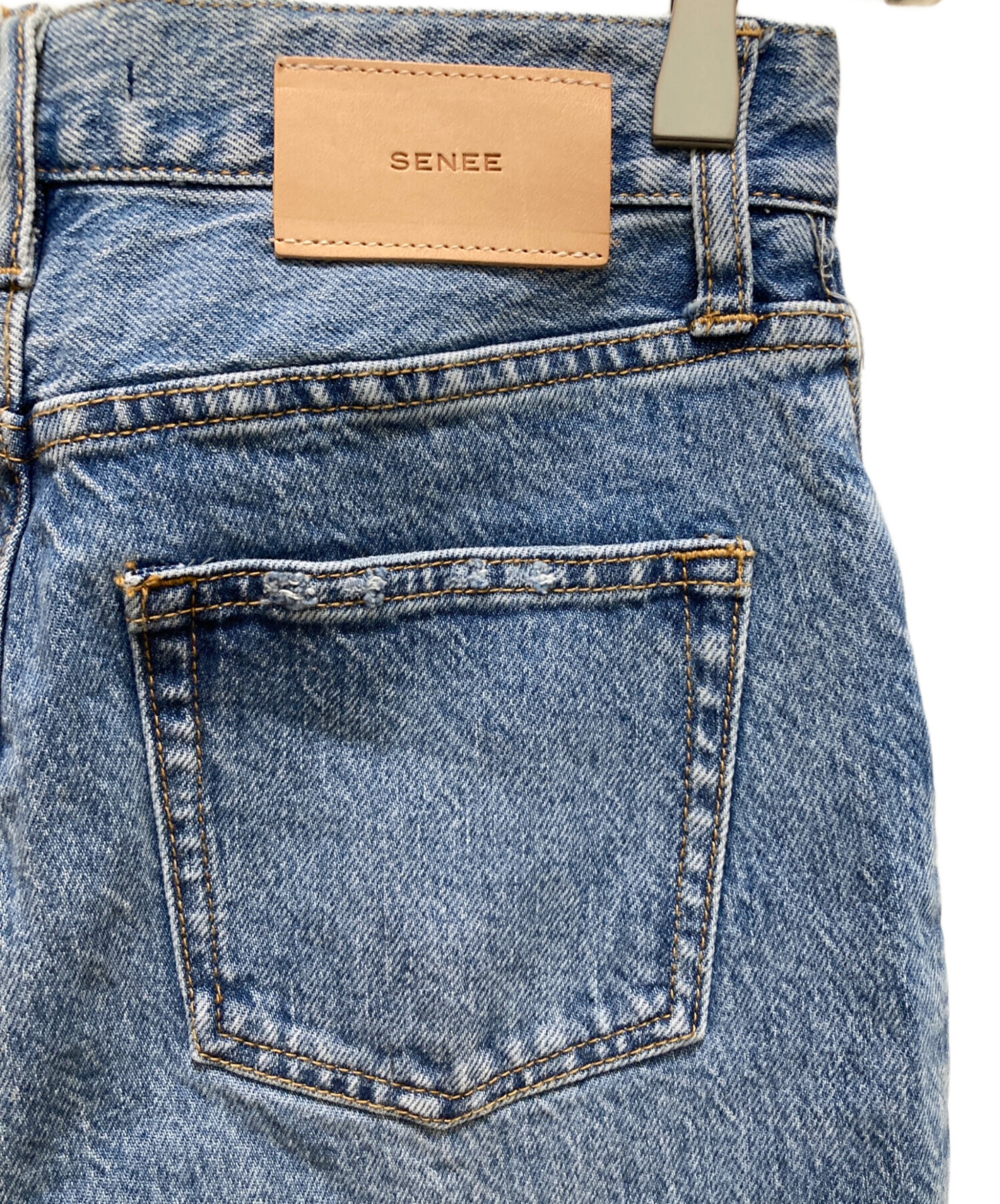 中古・古着通販】senee (セニー) ハイウエストフレアデニム