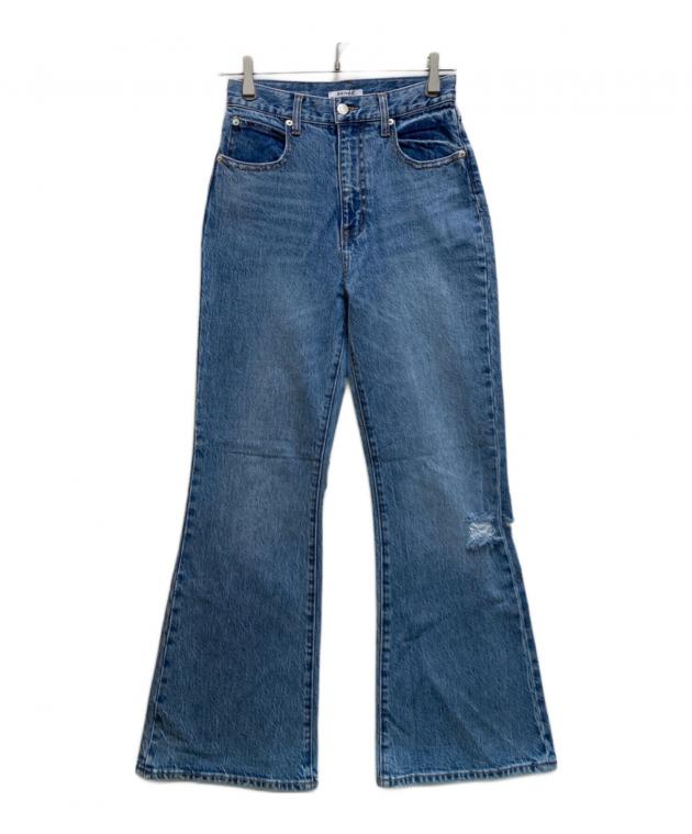 中古・古着通販】senee (セニー) ハイウエストフレアデニムパンツ