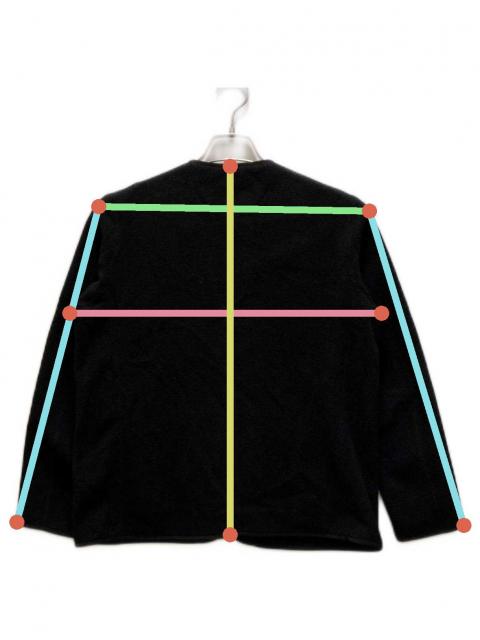 中古・古着通販】DANTON (ダントン) ノーカラー フリース ジャケット