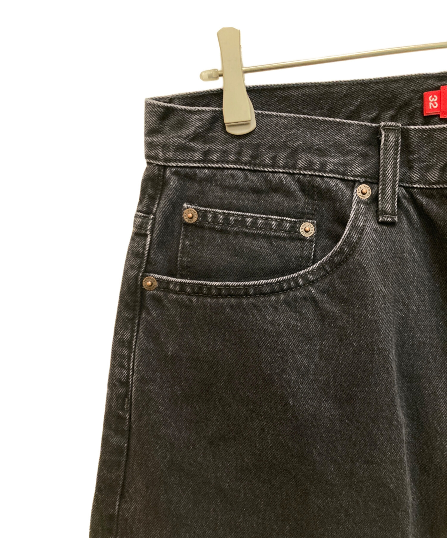 中古・古着通販】Supreme (シュプリーム) バギージーンズ ブラック