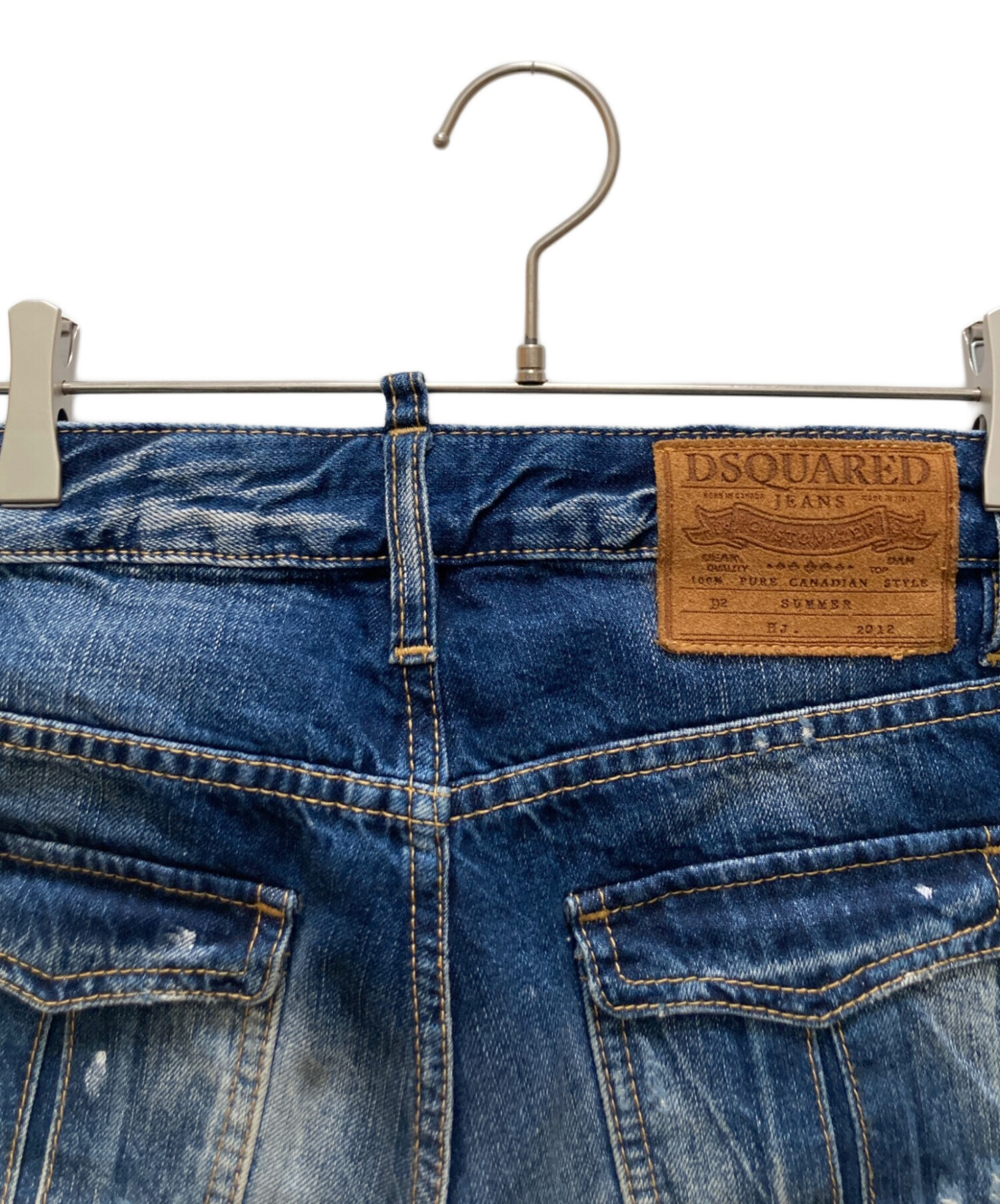 中古・古着通販】DSQUARED2 (ディースクエアード) リペア加工デニム 