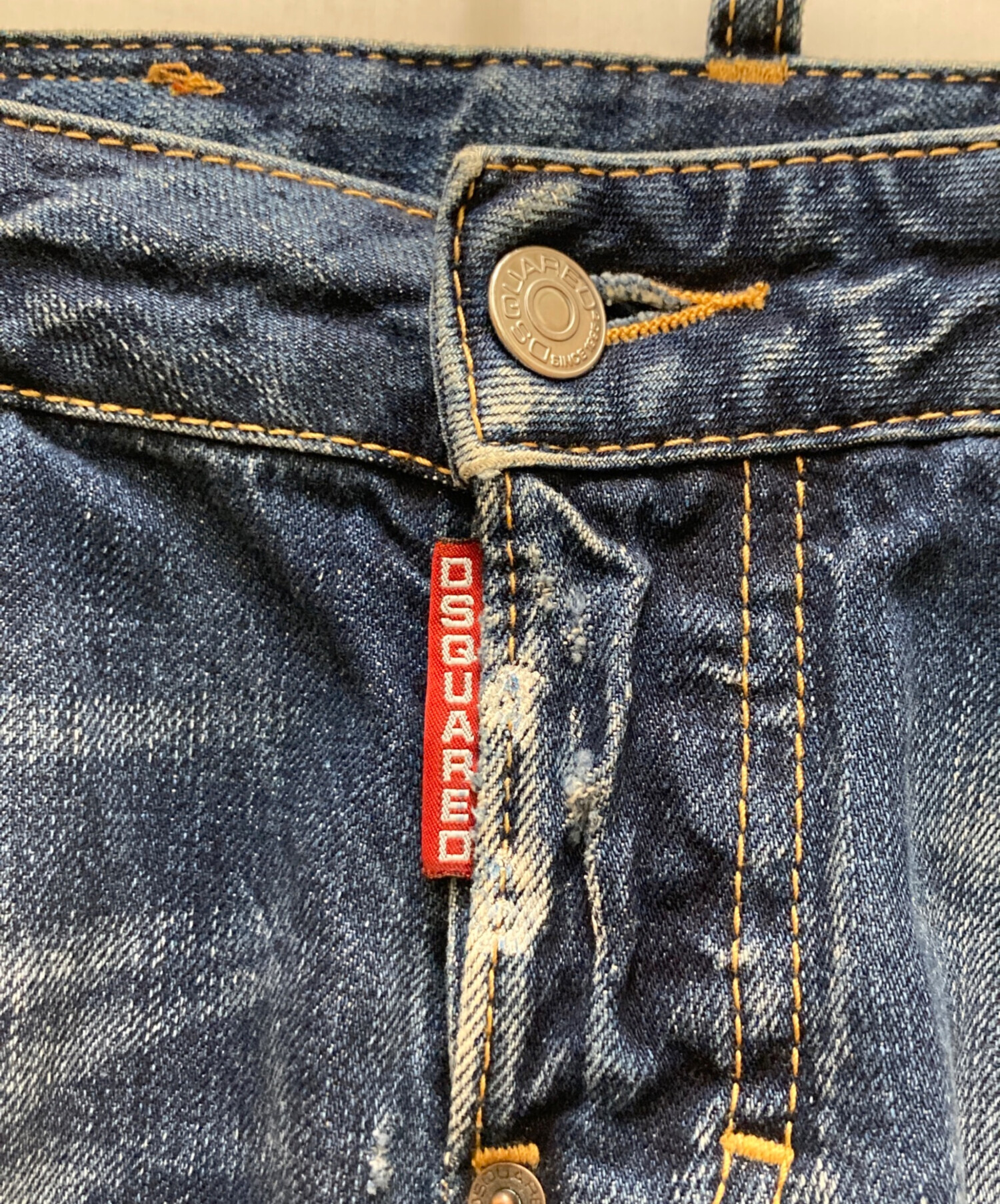 中古・古着通販】DSQUARED2 (ディースクエアード) リペア加工デニム 