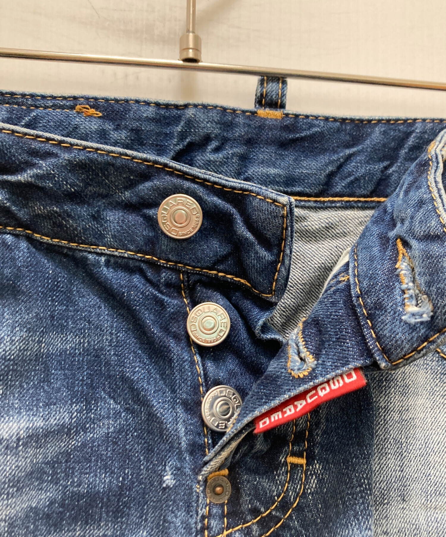 中古・古着通販】DSQUARED2 (ディースクエアード) リペア加工デニム 