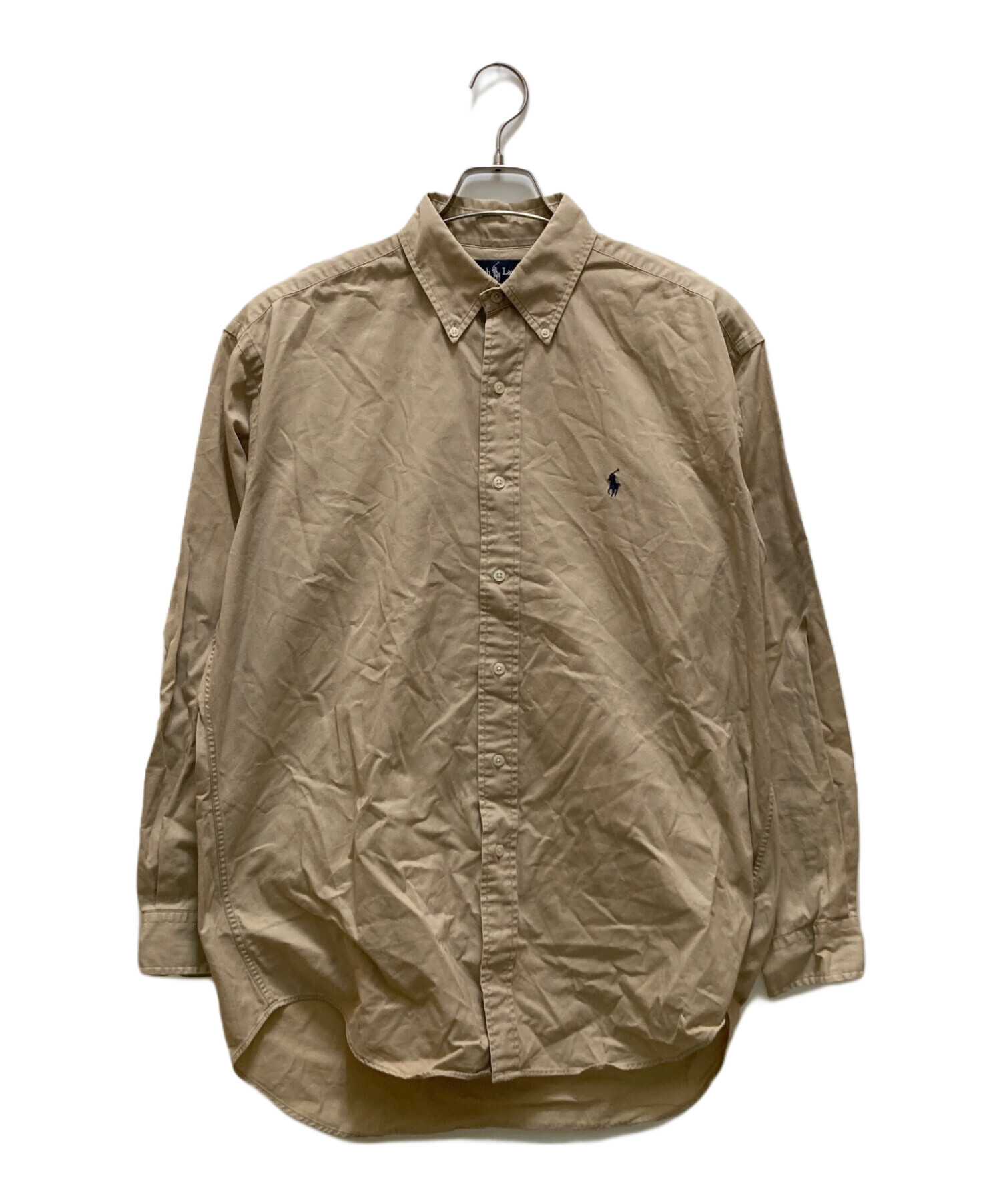 中古・古着通販】RALPH LAUREN (ラルフローレン) 長袖シャツ ベージュ