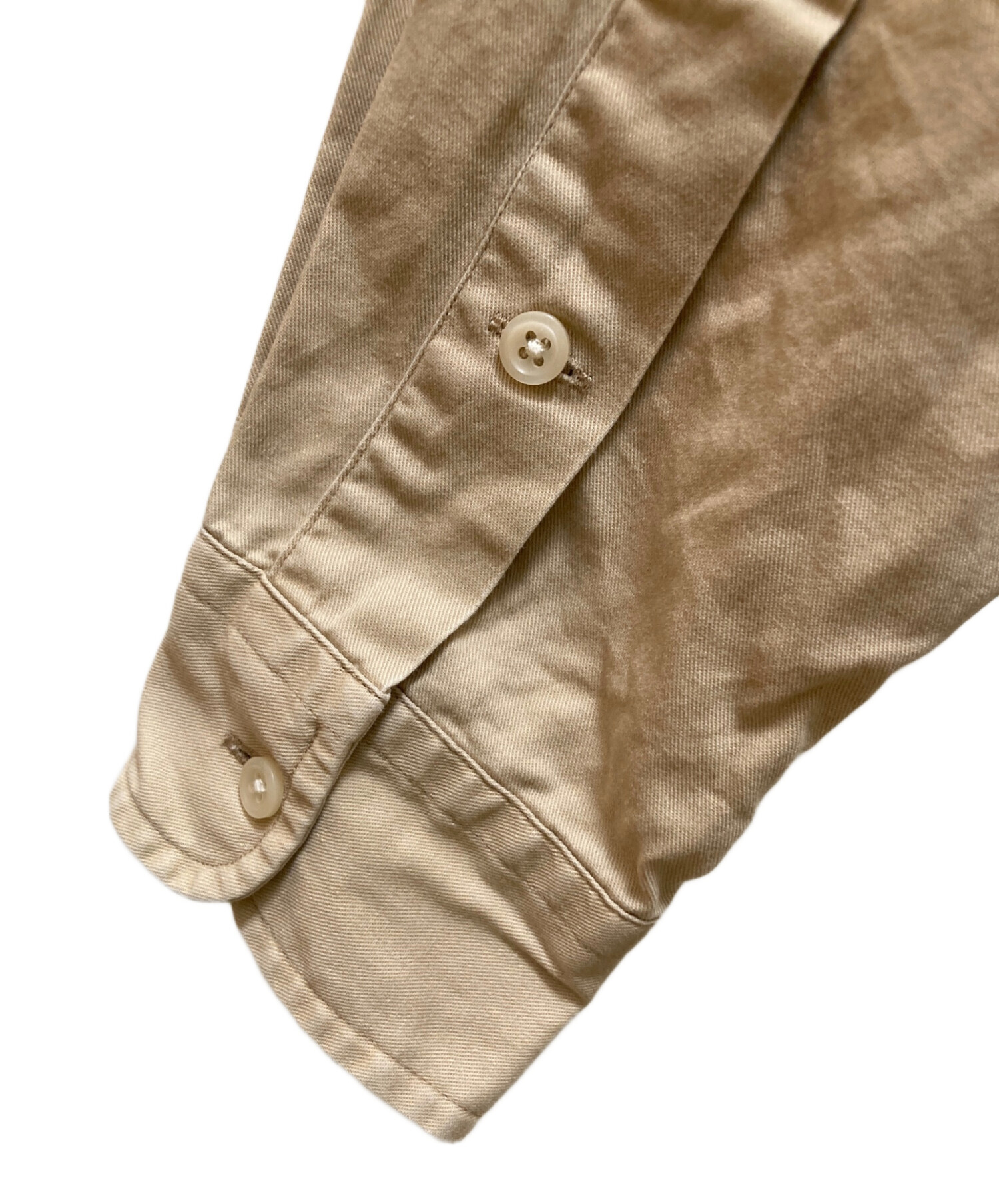 中古・古着通販】RALPH LAUREN (ラルフローレン) 長袖シャツ ベージュ