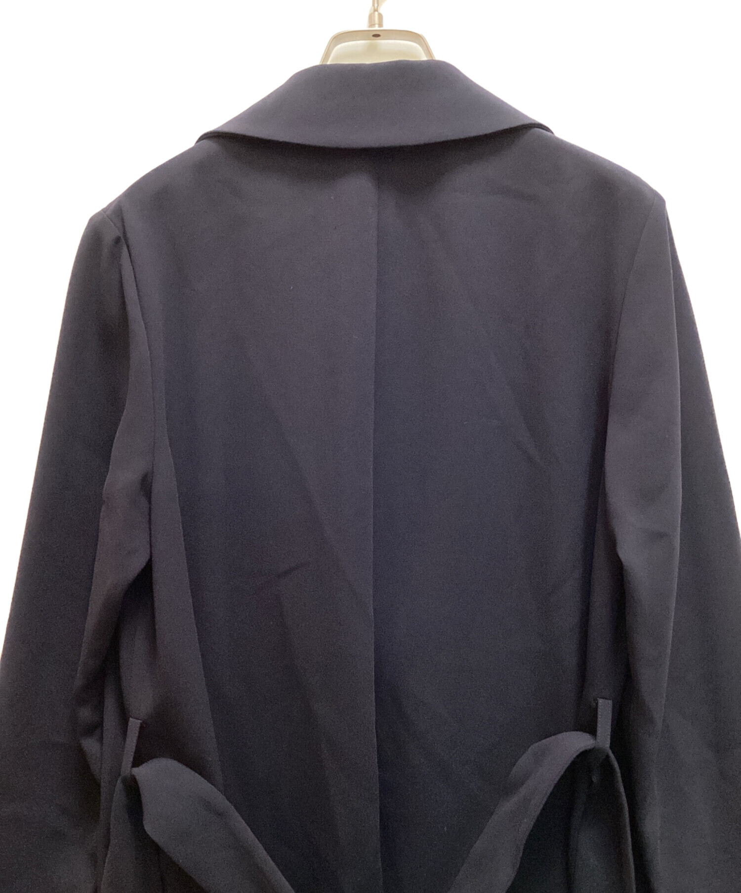 美品★セオリーリュクス　アデューメーガンズ チェスターコート M 黒　ベルト 中古・古着通販】theory luxe (セオリーリュクス) アデューメーガンズ