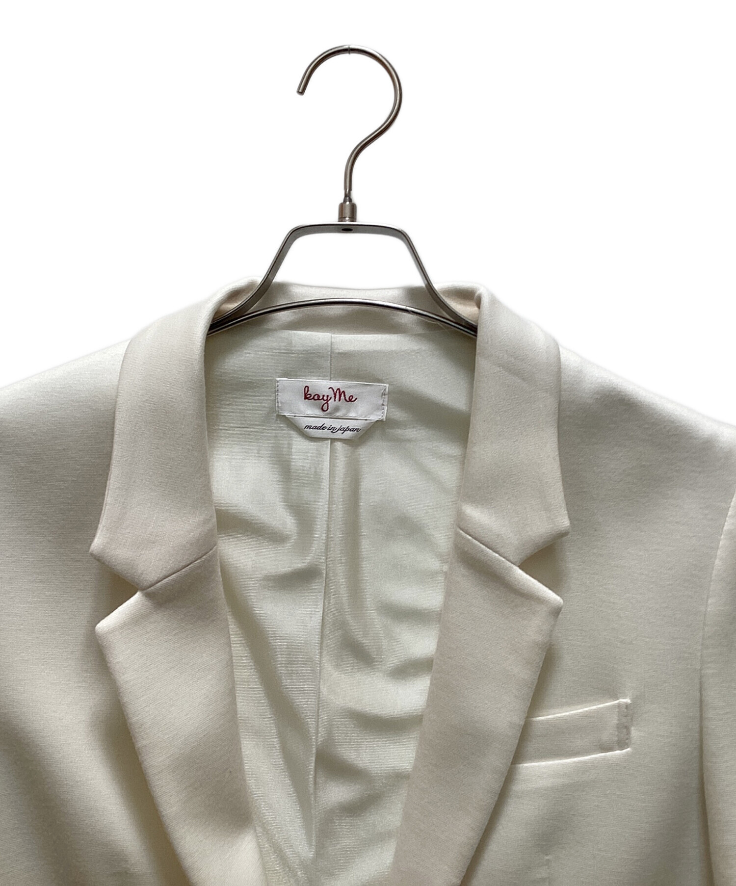 【極美品✨洗える】kay me テーラードジャケット ストレッチ1B ケイミー 中古・古着通販】kay me (ケイミー) ストレッチテーラードジャケット