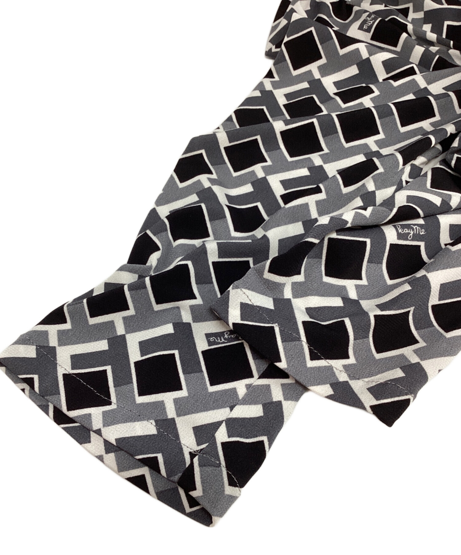 中古・古着通販】kay me (ケイミー) 総柄カシュクールジャージー