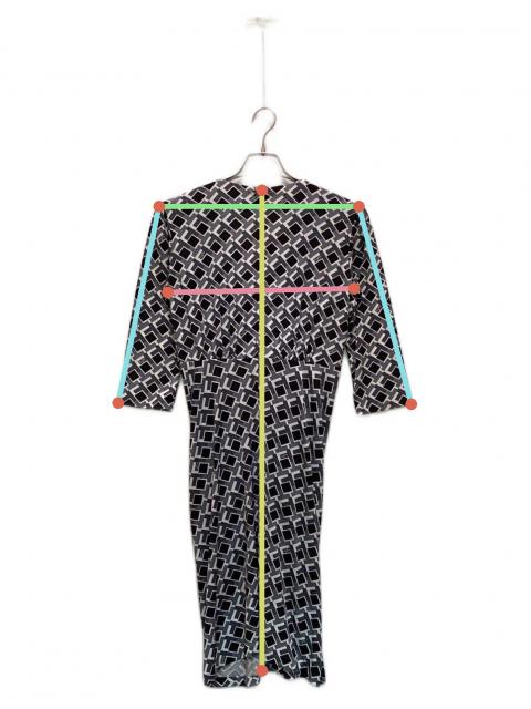 中古・古着通販】kay me (ケイミー) 総柄カシュクールジャージー