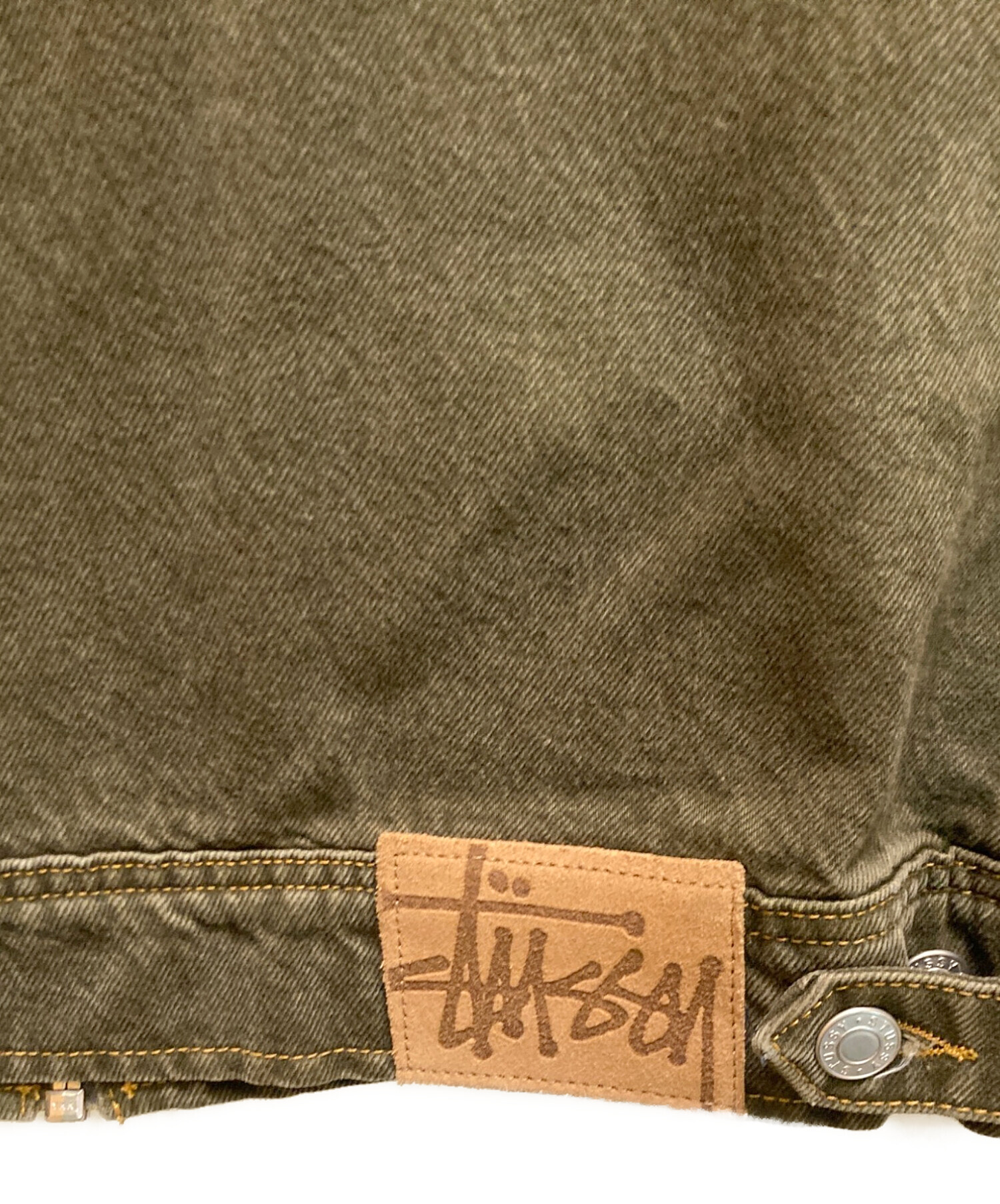 中古・古着通販】stussy (ステューシー) デニムジップワークジャケット
