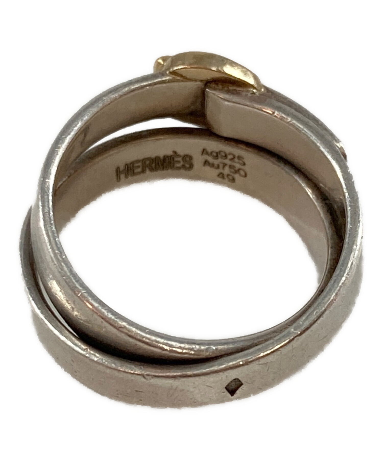 中古・古着通販】HERMES (エルメス) ダブルトゥール リング サイズ:8号