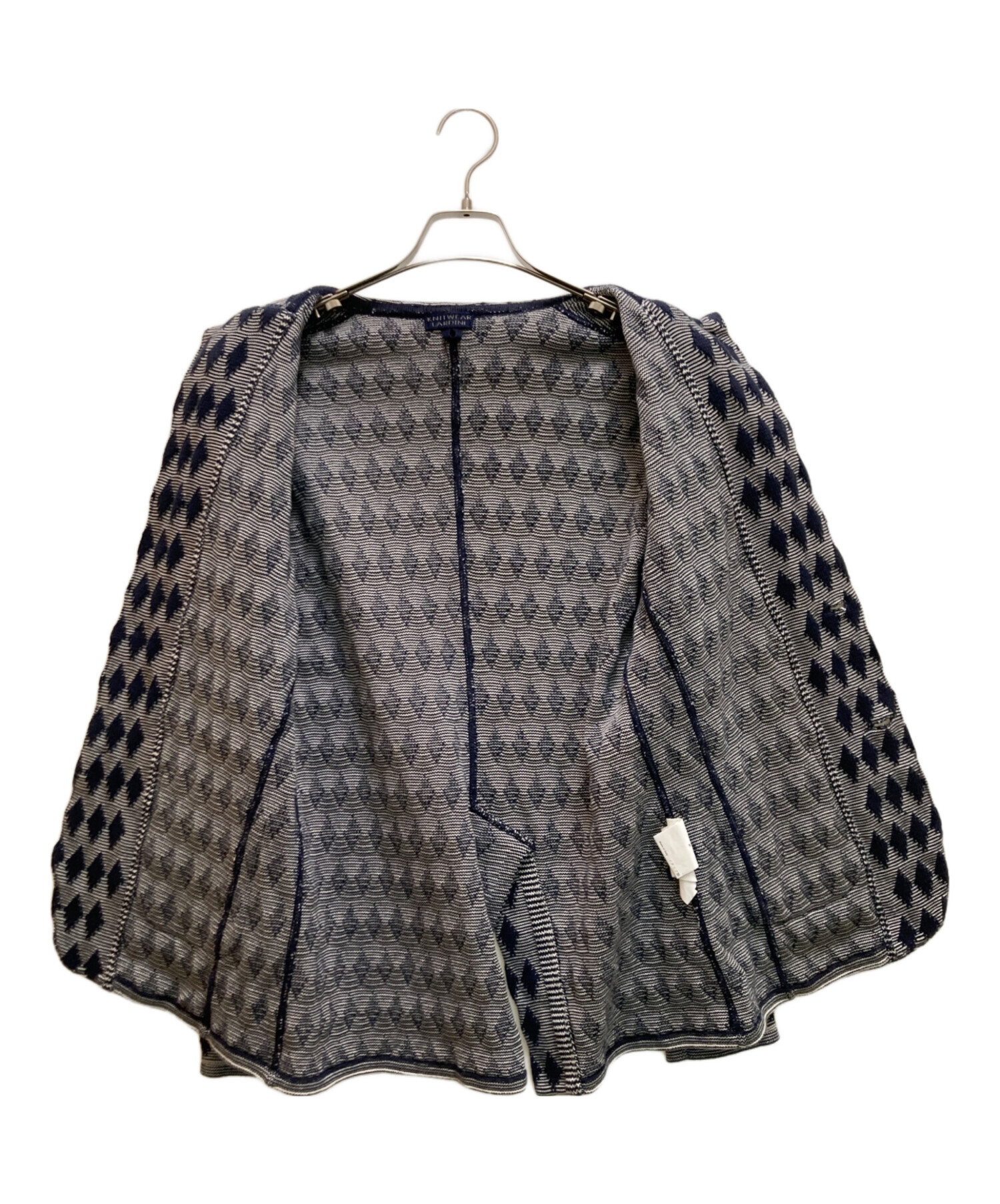 中古・古着通販】LARDINI (ラルディーニ) 総柄ニット2Bテーラード