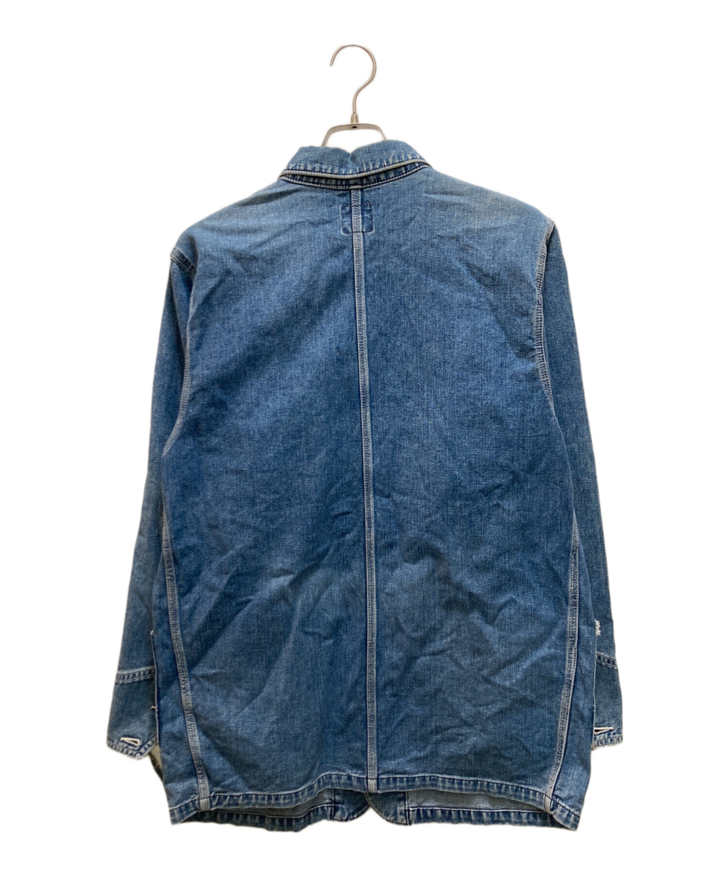 中古・古着通販】LEE (リー) 復刻91-Jデニムカバーオール ブルー