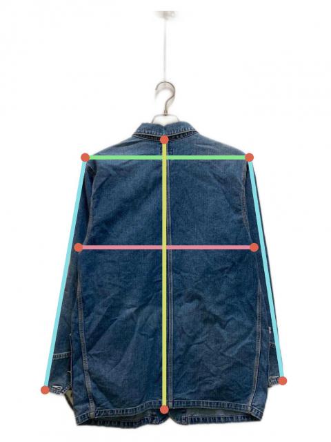 Lee 101 デニムカバーオール Mサイズ 未使用タグ付き 中古・古着通販】LEE (リー) 復刻91-Jデニムカバーオール ブルー