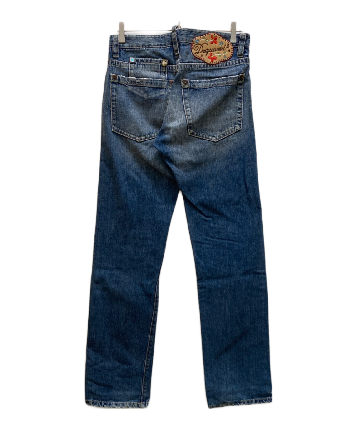 中古・古着通販】DSQUARED2 (ディースクエアード) 刺繍デザインデニム 