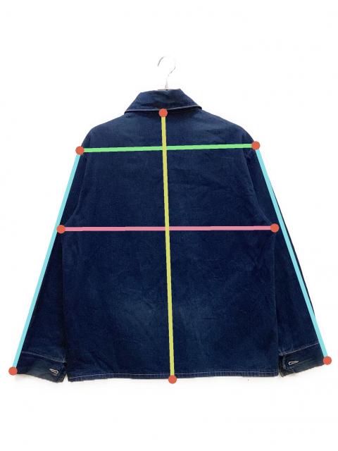 中古・古着通販】POINTER (ポインター) デニムカバーオール インディゴ