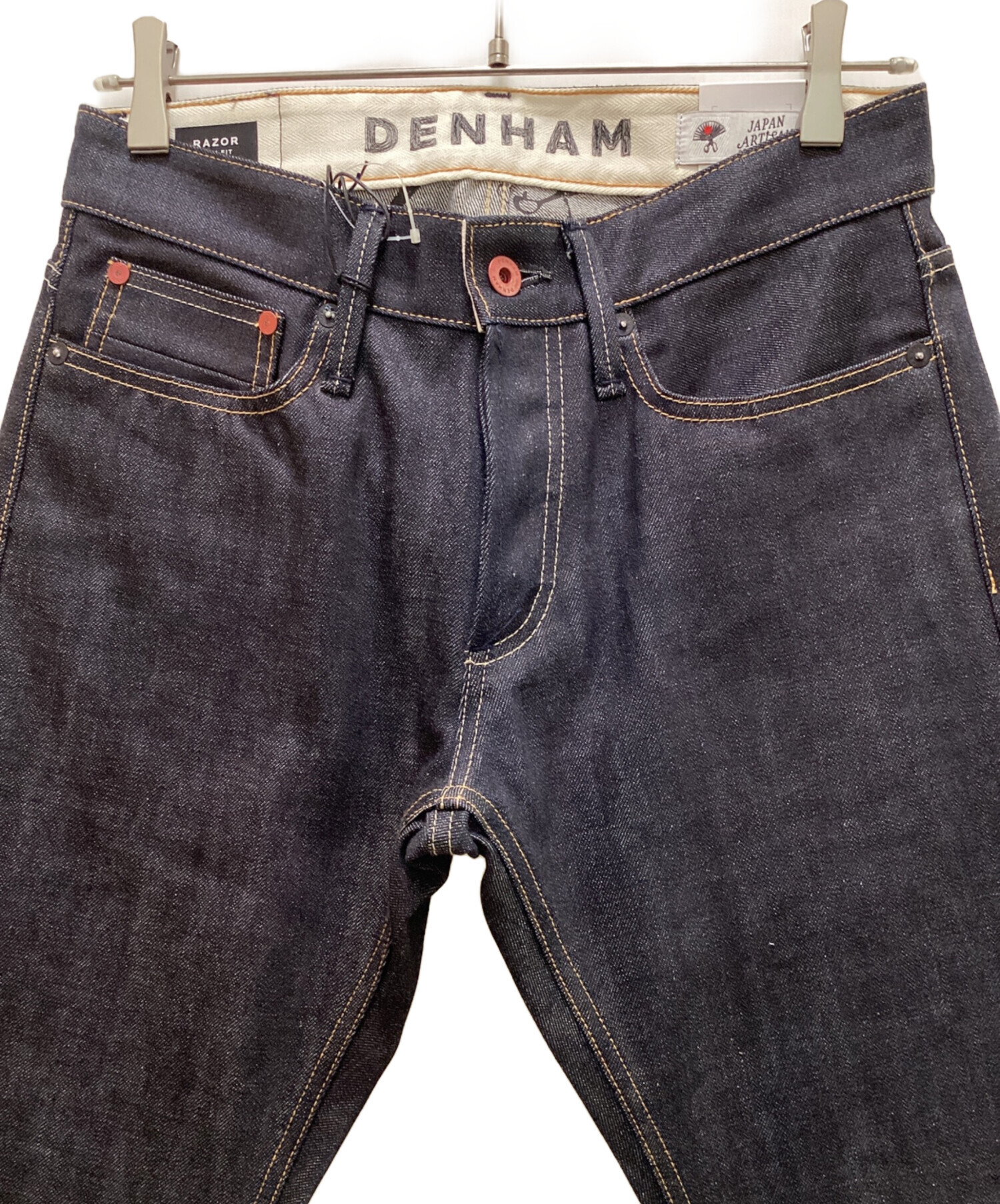 デンハム RAZOR VISS JAPAN ARTISANセルビッチデニムパンツ 中古・古着通販】Denham (デンハム) RAZOR MIJAKIV セルビッチデニム