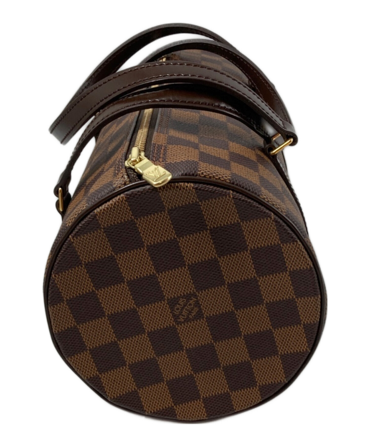 Louis Vuitton パピヨン ハンドバッグ ダークブラウン 中古・古着通販】LOUIS VUITTON (ルイ ヴィトン) パピヨン30 ブラウン