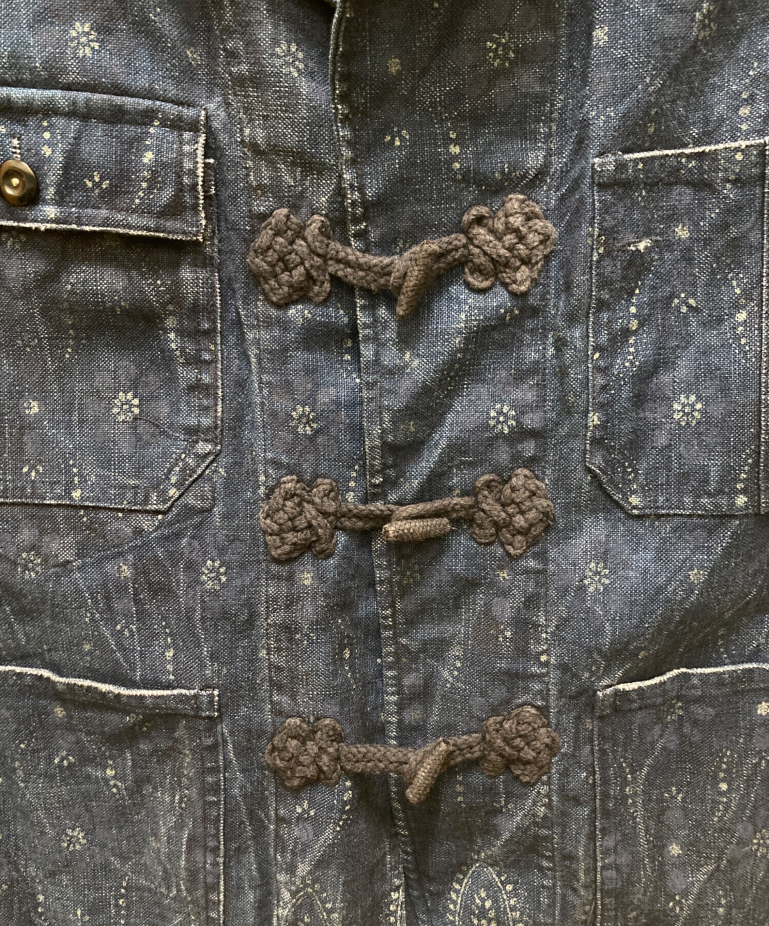 80s RALPH LAUREN USA製 デニム チャイナ ジャケット 中古・古着通販】RALPH LAUREN (ラルフローレン) ペイズリーチャイナ