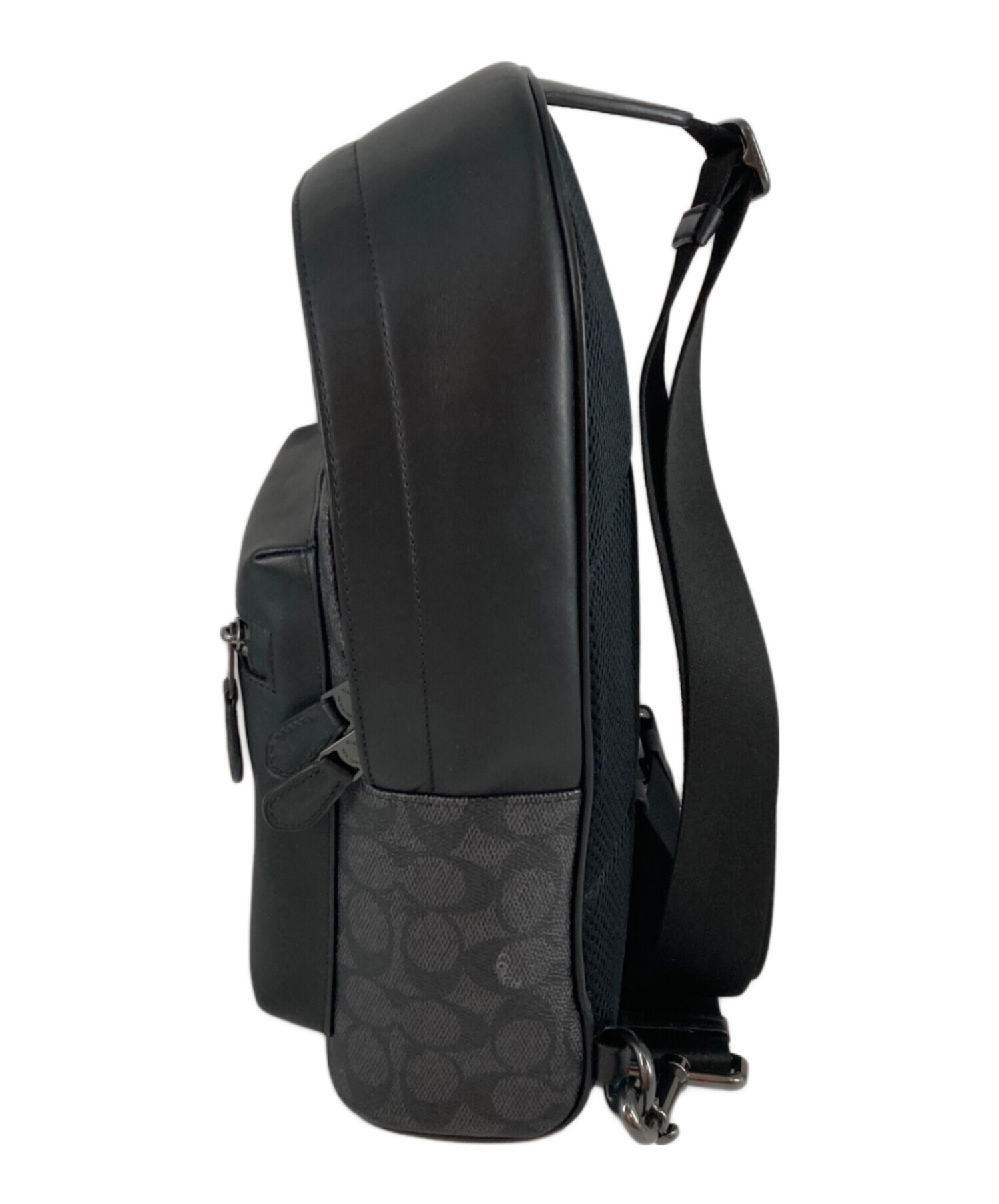 中古・古着通販】COACH (コーチ) ウエストバッグ ブラック｜ブランド