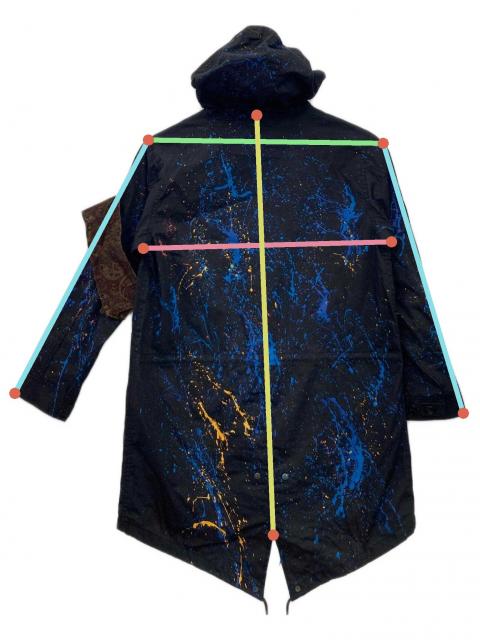 中古・古着通販】glamb (グラム) アンノウンモッズコート ブラック