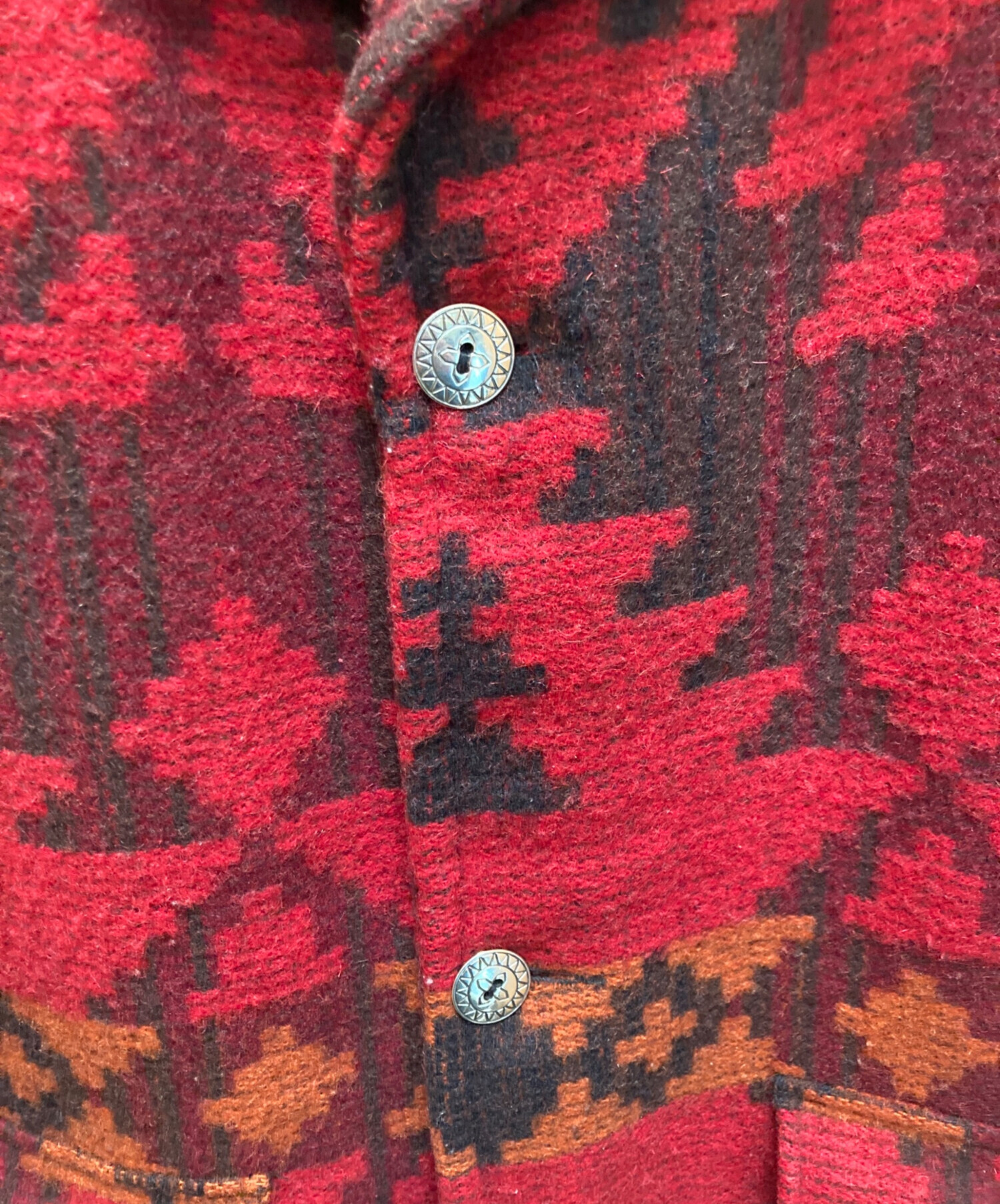 中古・古着通販】WOOLRICH (ウールリッチ) 80s ネイティブチマヨ総柄