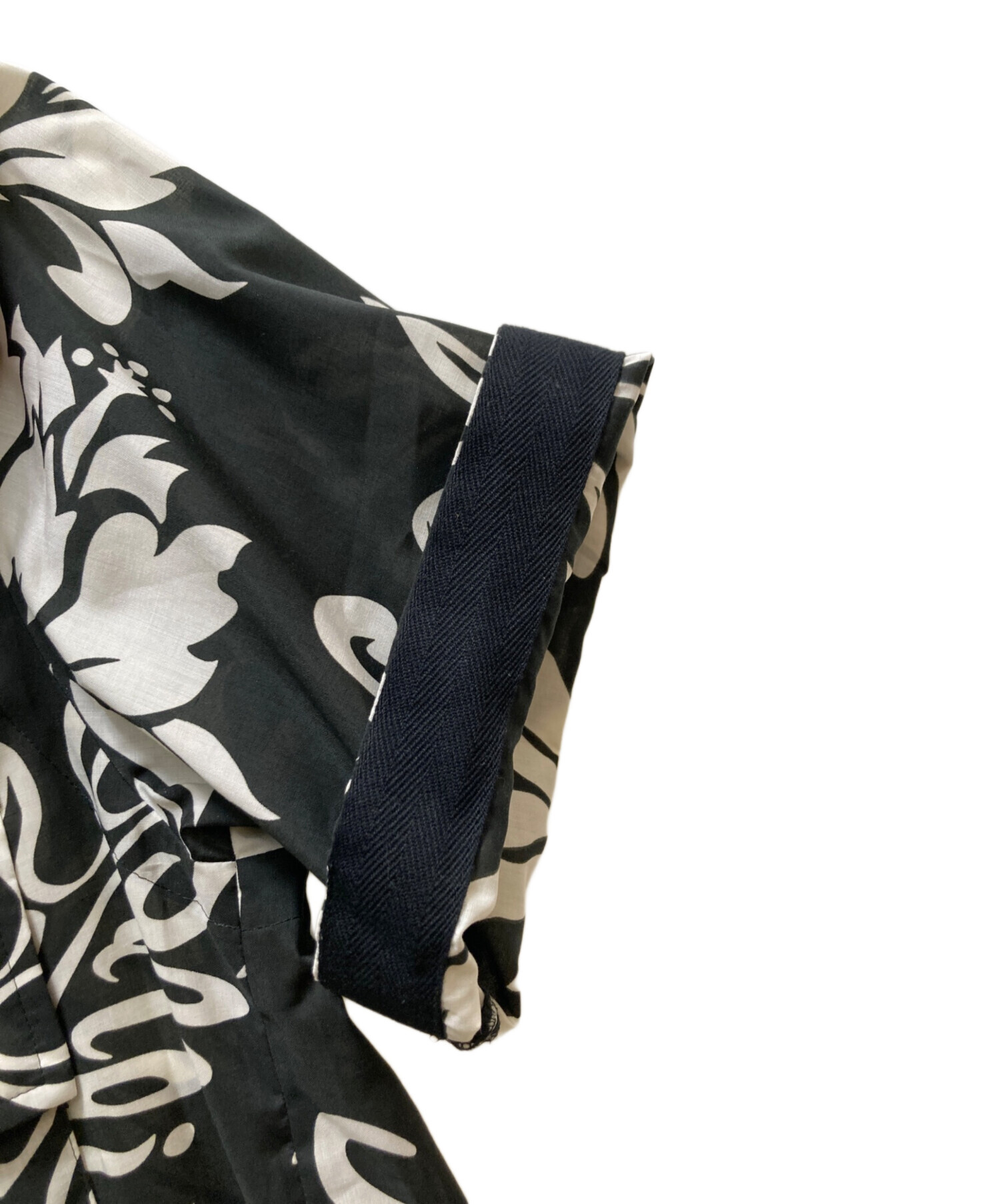 sacai 23SS Floral Print Pullover シャツ 中古・古着通販】sacai (サカイ) Floral Print Shirt ブラウン