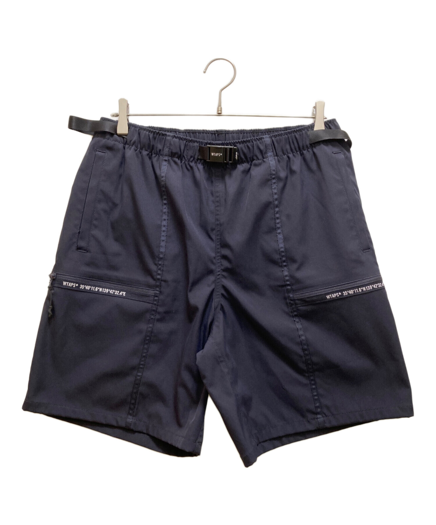 中古・古着通販】WTAPS (ダブルタップス) TRACKS SHORTS ネイビー