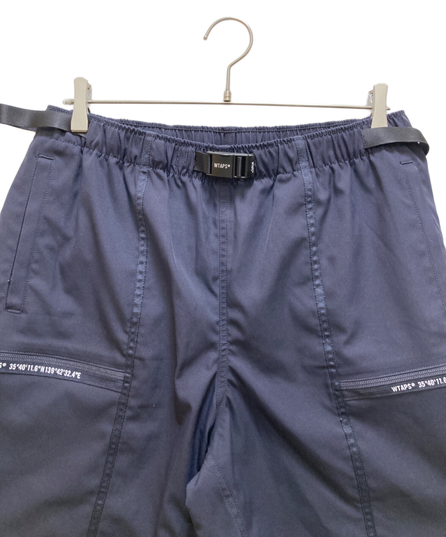 中古・古着通販】WTAPS (ダブルタップス) TRACKS SHORTS ネイビー