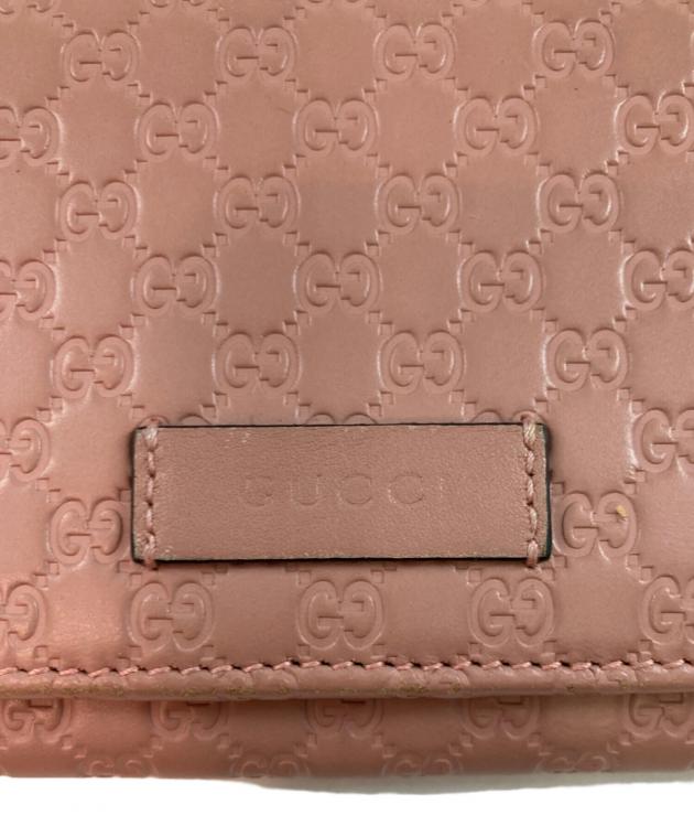 中古・古着通販】GUCCI (グッチ) マイクログッチシマロングウォレット