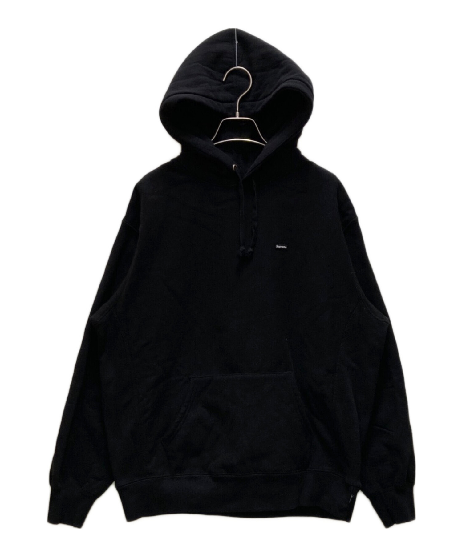 【大人気 スモールボックスロゴ 激レアXL】シュプリーム パーカー ブラック 黒 中古・古着通販】SUPREME (シュプリーム) スモールボックスロゴ