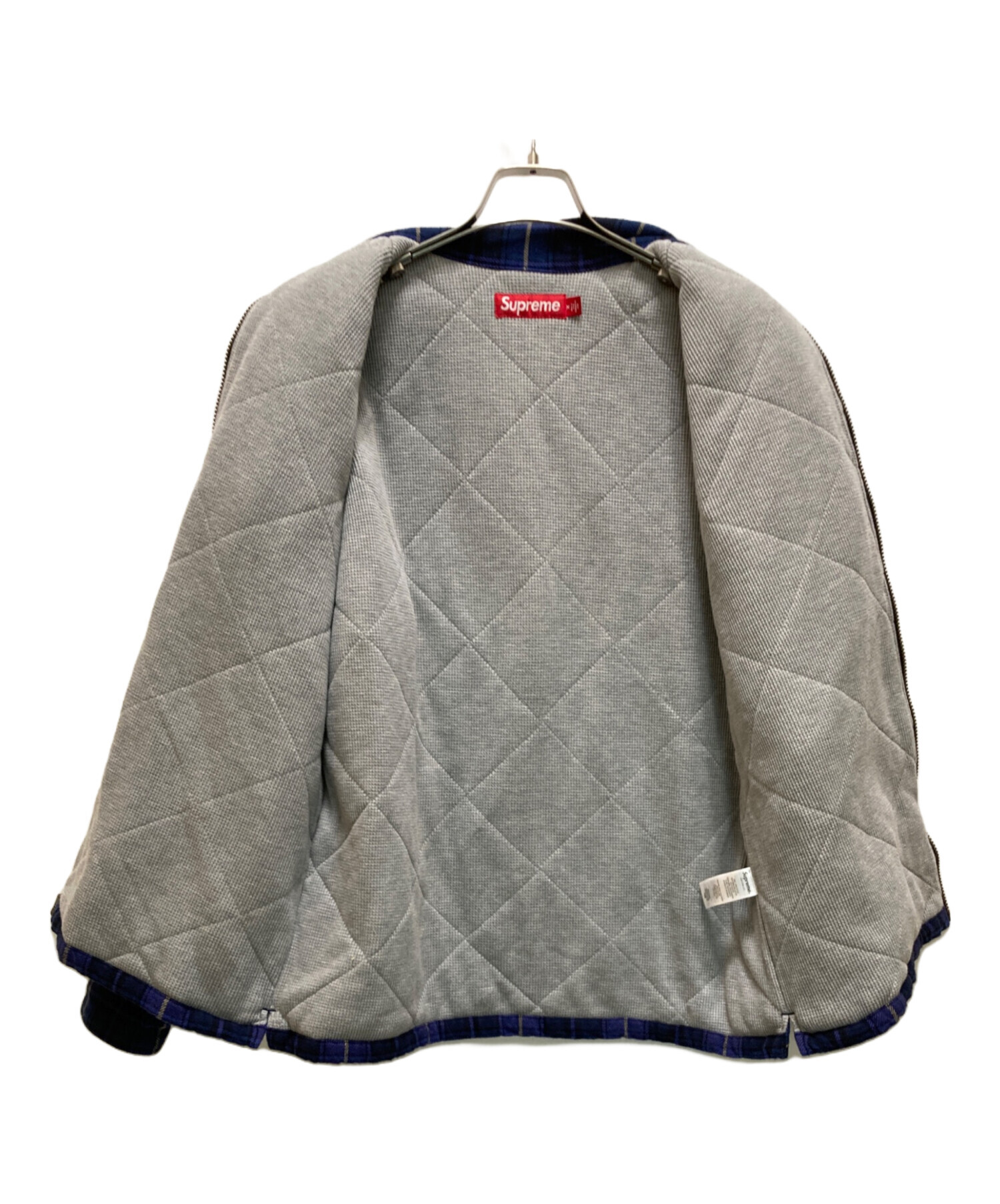 未使用級　SUPREME シュプリーム　ゲームシャツ　入手困難　旧タグ　Lサイズ 中古・古着通販】SUPREME (シュプリーム) サーマル ラインド ジップ