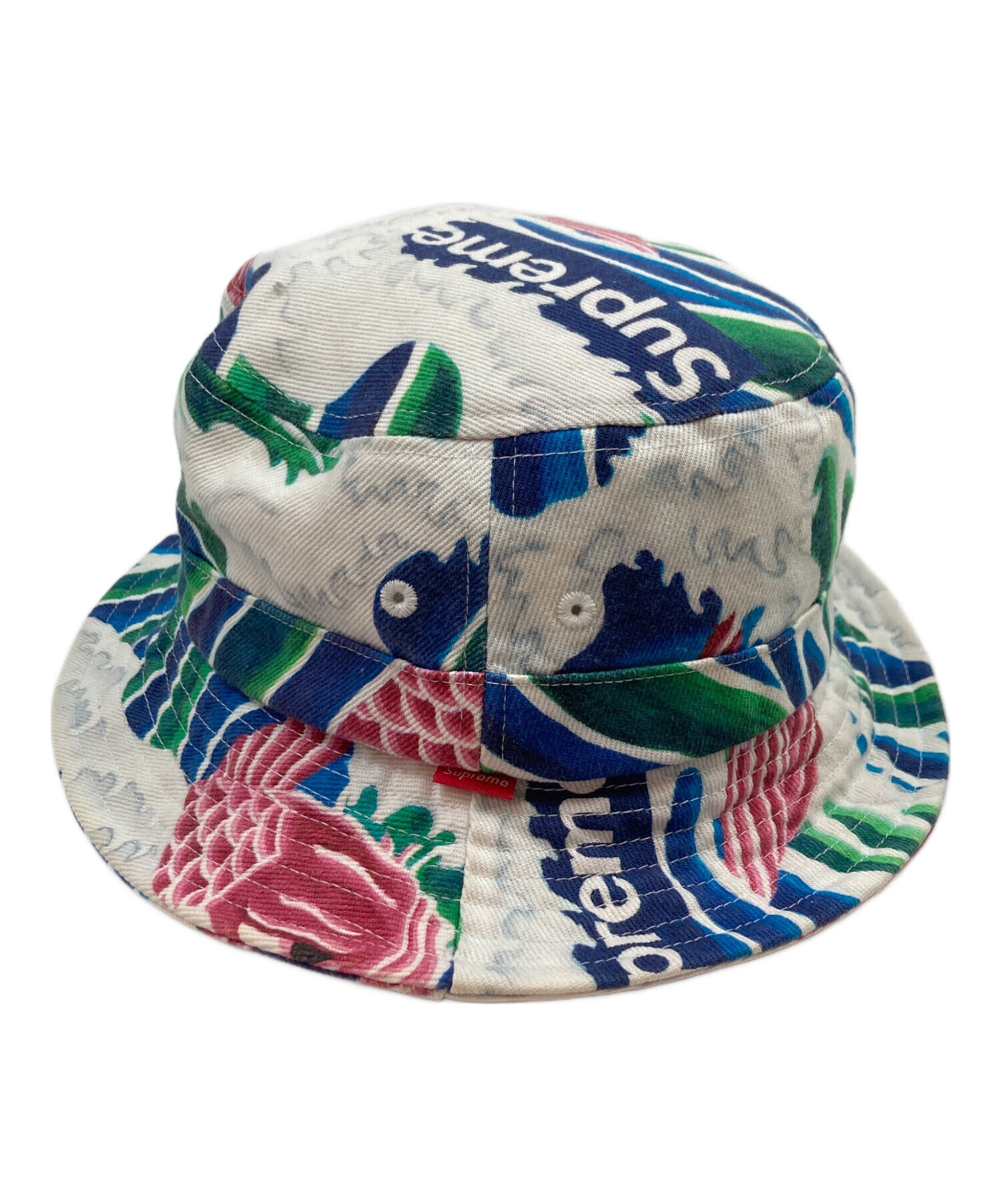 supreme バケットハット　ハット　クラッシャー　帽子　タグ　古着 中古・古着通販】SUPREME (シュプリーム) クラッシャーハット ホワイト