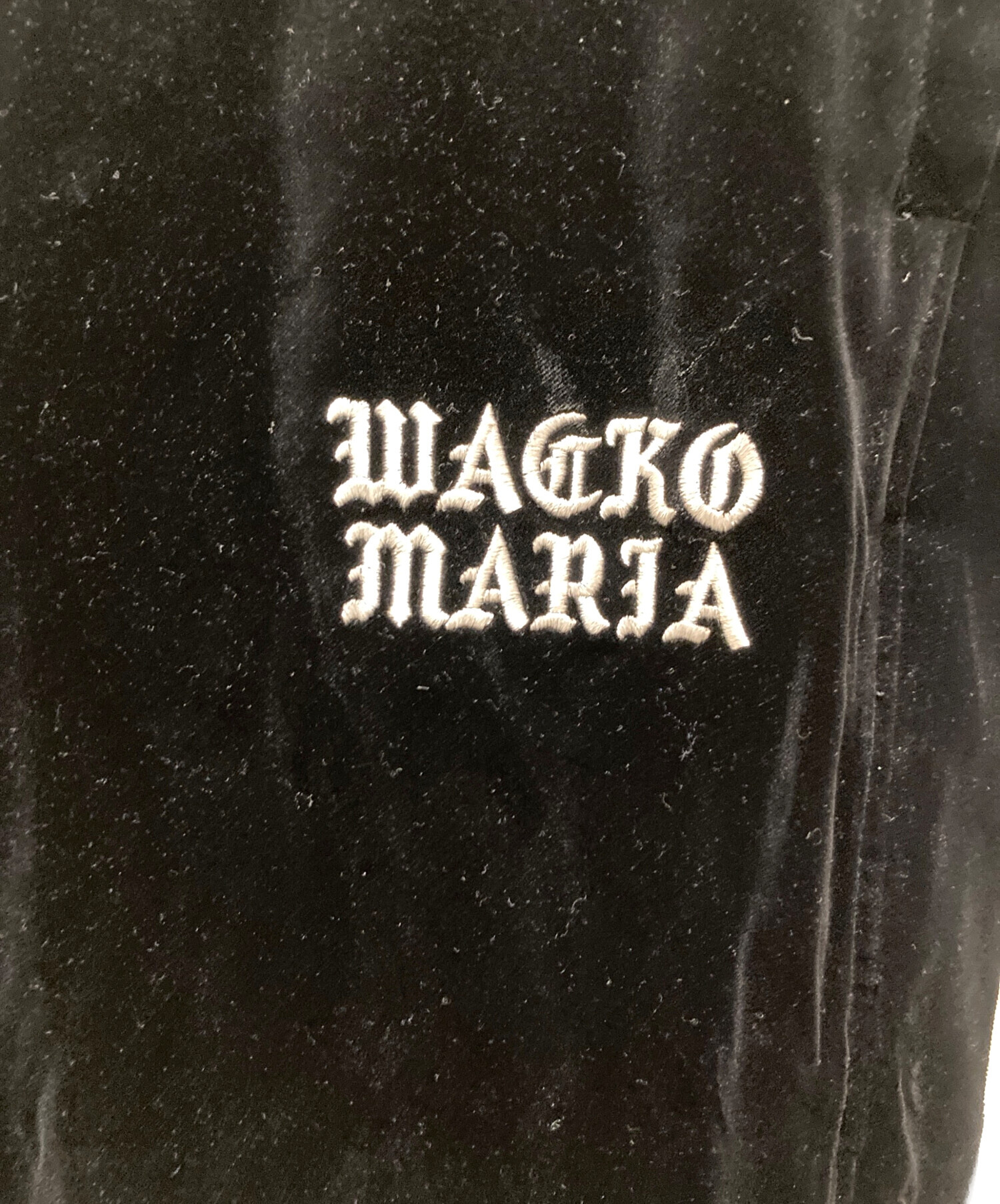 中古・古着通販】WACKO MARIA (ワコマリア) ロゴ刺繍イージーベロア