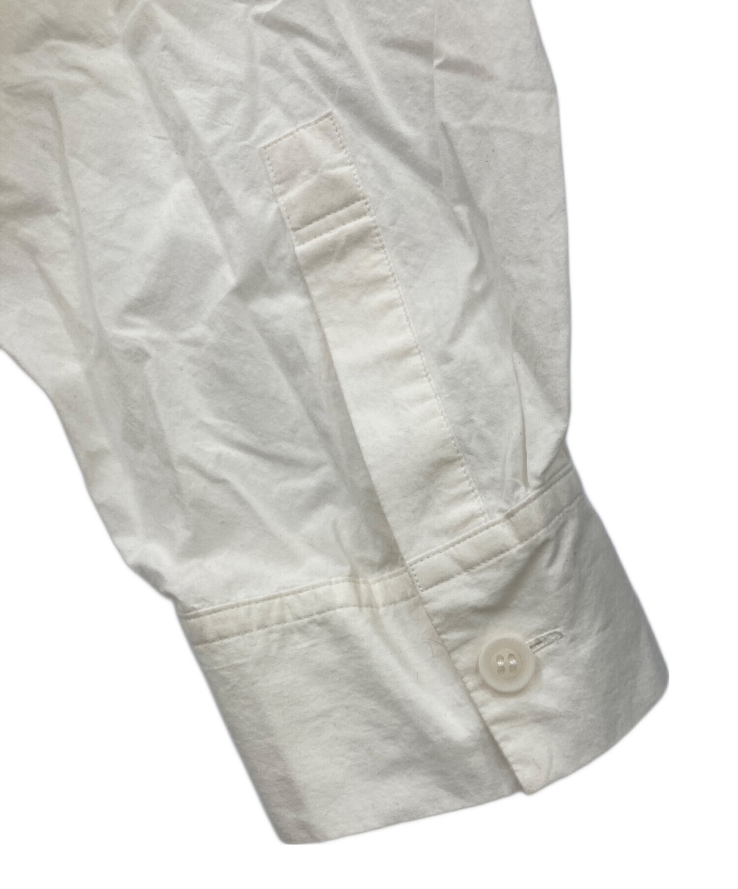 中古・古着通販】LIMI feu (リミフゥ) 再構築オーバーシャツ ホワイト