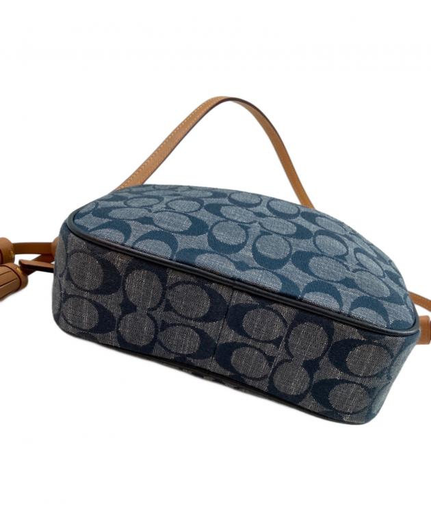 【COACH】 ショルダーバッグ シグネチャーデニム 新品 未使用 コーチ「シグネチャー デニム」新作バッグ、“ペールブルー”ウォッシュ
