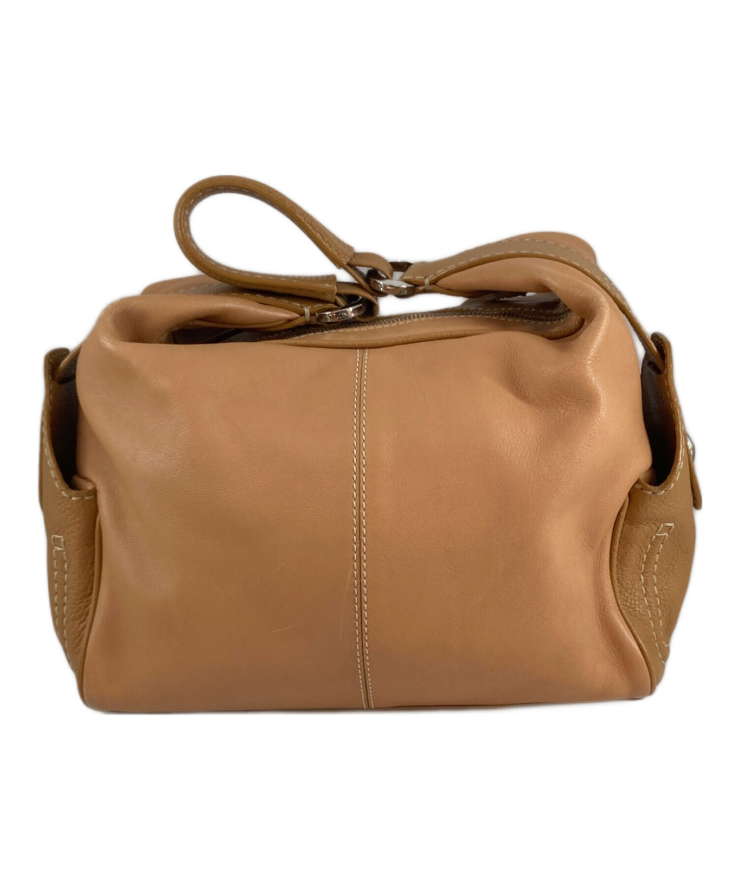 中古・古着通販】TOD'S (トッズ) レザーワンショルダーバッグ ベージュ