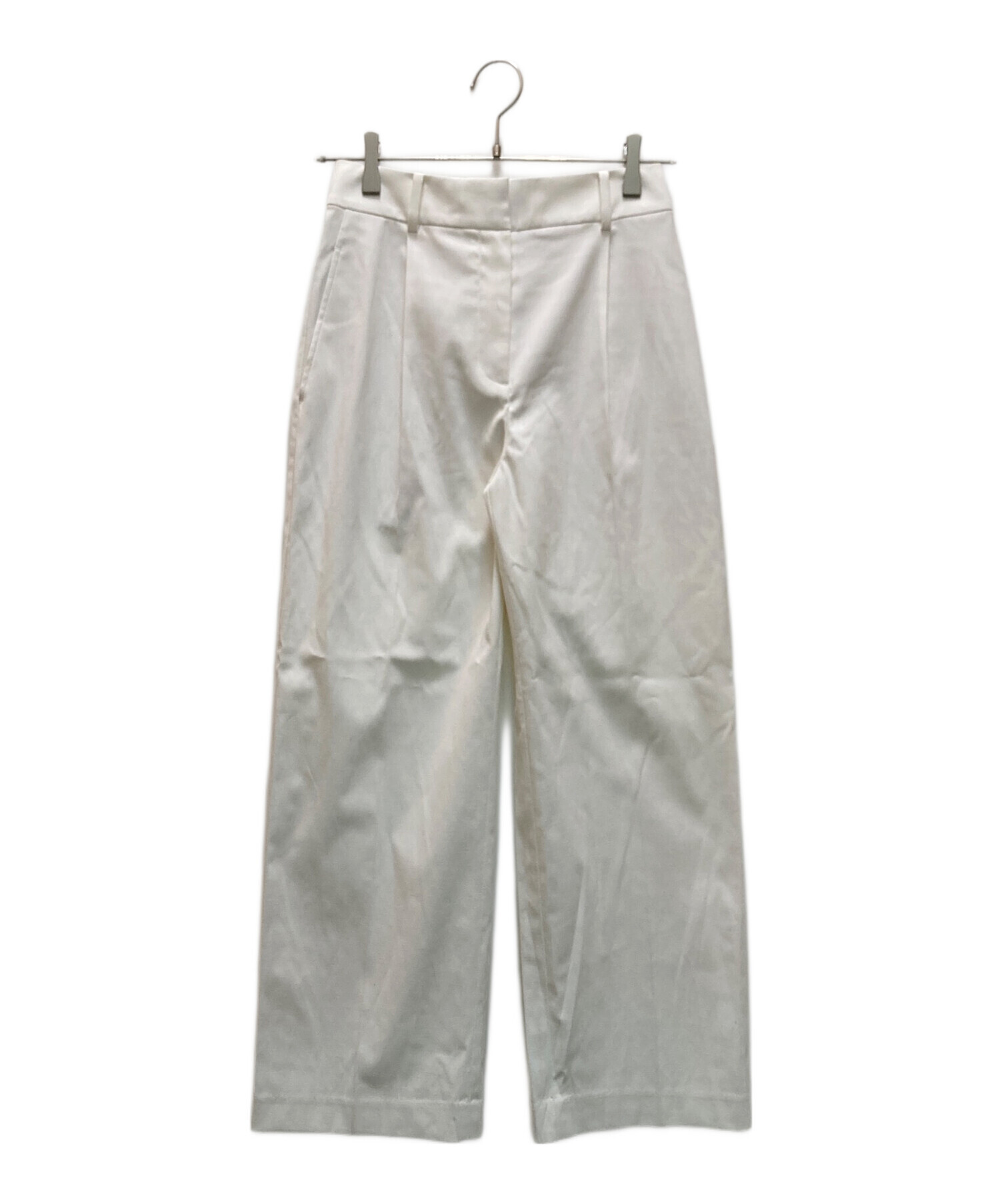 中古・古着通販】PLST (プラステ) リネンブレンドワイドパンツ 