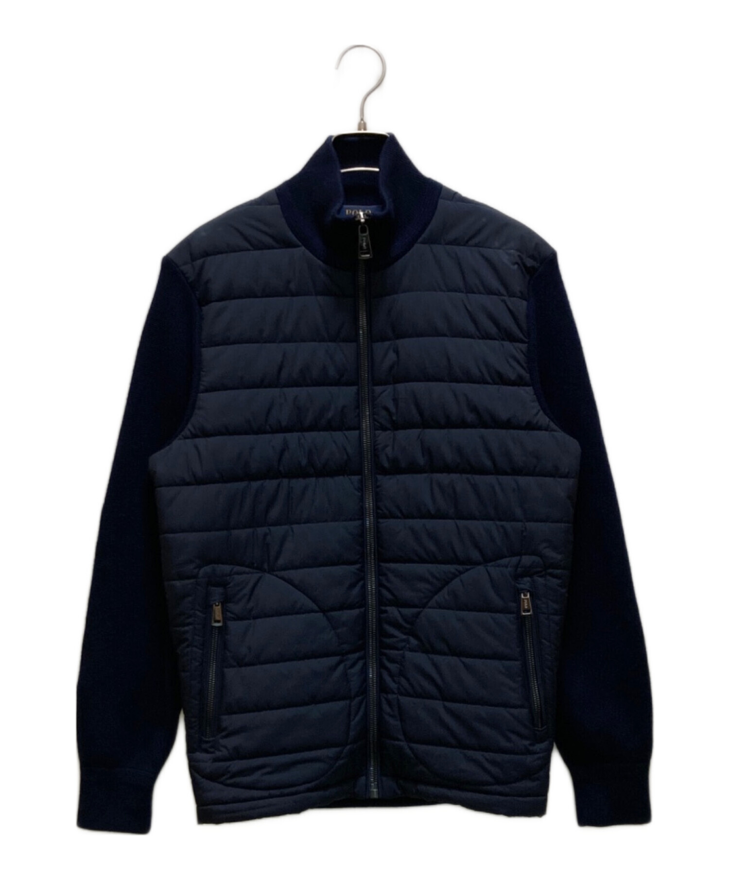 ポロラルフローレン　ニット切替中綿ジャケット 中古・古着通販】POLO RALPH LAUREN (ポロ・ラルフローレン) ニット