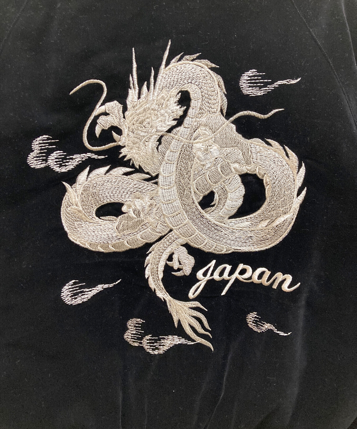 中古・古着通販】hoshihime (ホシヒメ) ベロアスカジャン ブラック