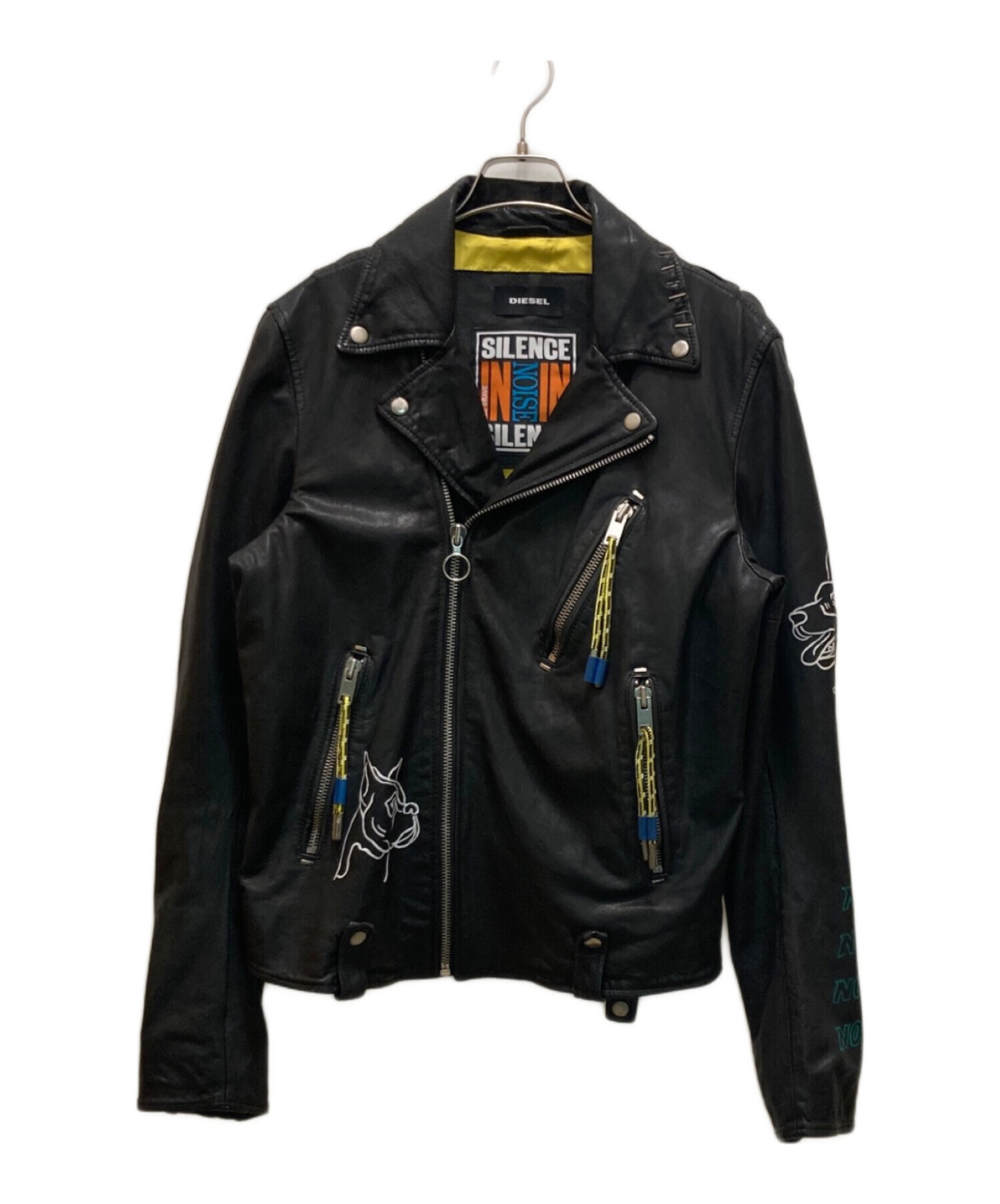 中古・古着通販】DIESEL (ディーゼル) L-WILL レザーダブルライダース