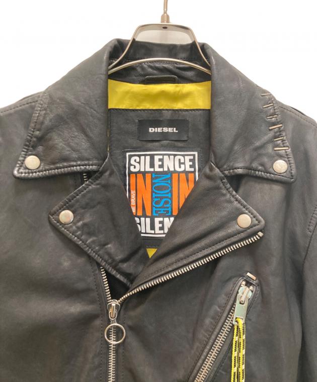未使用 Diesel ディーゼル L-Will ライダース ジャケット 中古・古着通販】DIESEL (ディーゼル) L-WILL レザーダブルライダース