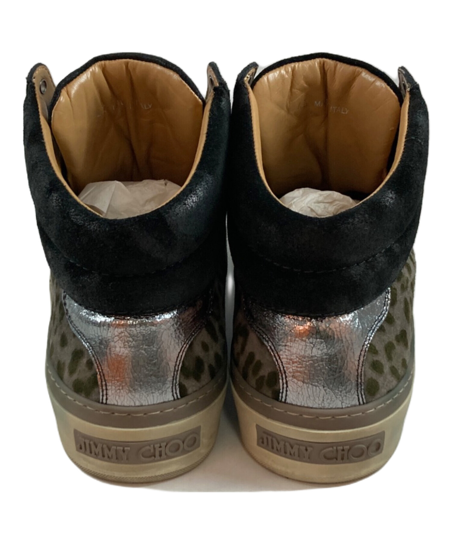 中古・古着通販】JIMMY CHOO (ジミーチュウ) レオパードハイカット