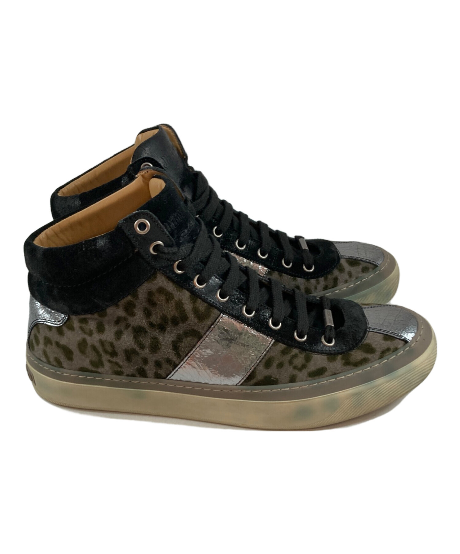 中古・古着通販】JIMMY CHOO (ジミーチュウ) レオパードハイカット