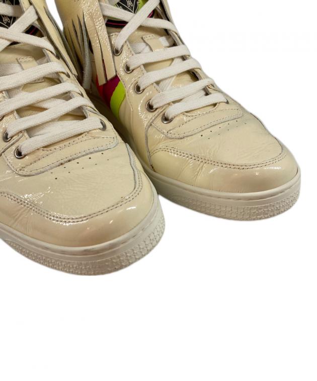 中古・古着通販】GUCCI (グッチ) エナメル フリンジハイカット