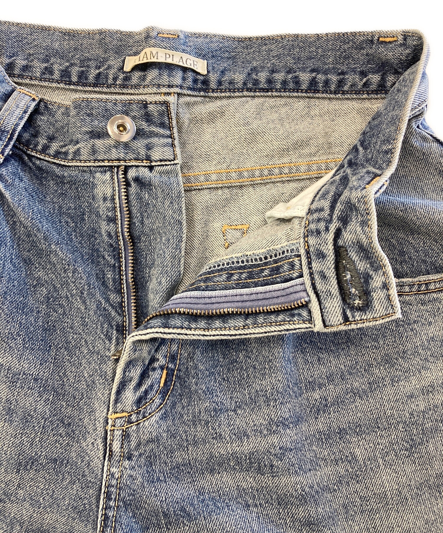 中古・古着通販】R'IAM-Plage (リアムプラージュ) ワイドデニムパンツ