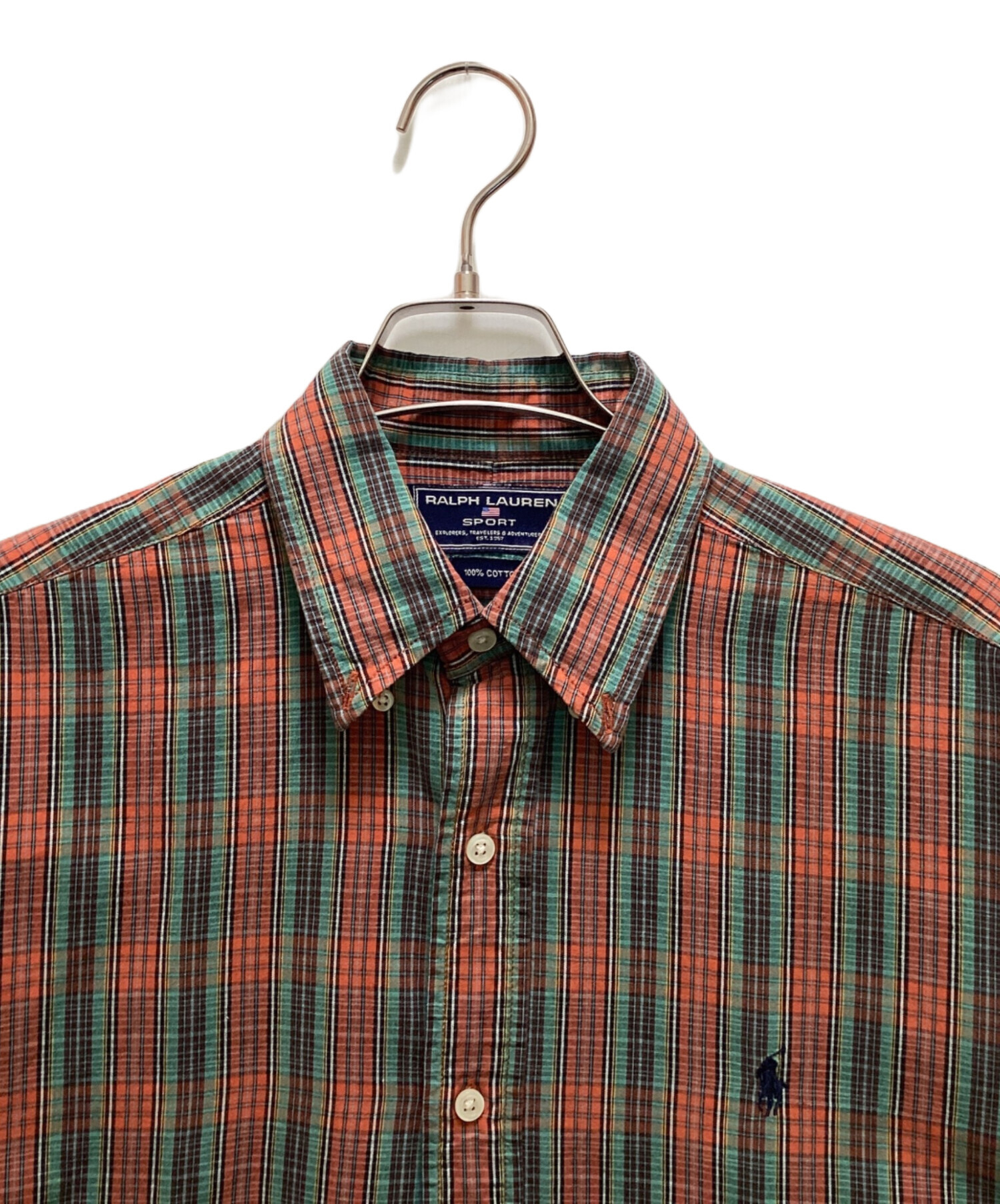 【未使用級✨】RRL チェック　長袖シャツ　Mサイズ 中古・古着通販】POLO RALPH LAUREN (ポロ・ラルフローレン) チェック