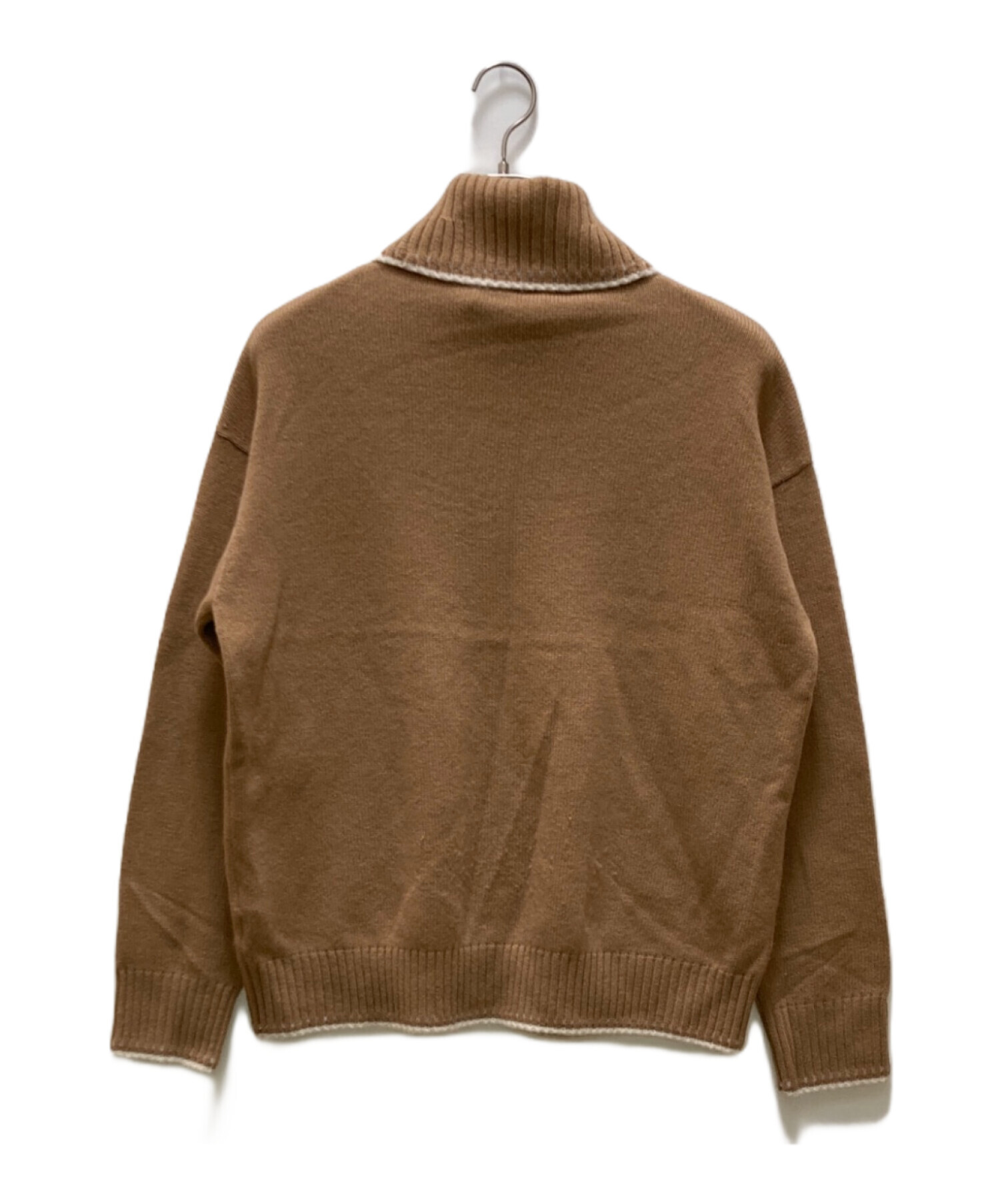 COACH ベージュ タートルネックセーター 中古・古着通販】COACH (コーチ) オーバーサイズド ホース アンド