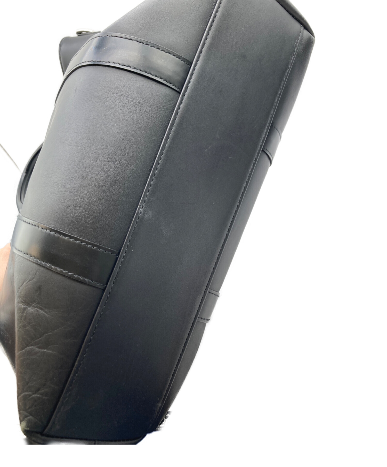美品　Re:play リプレイ　牛革　トートバッグ 2way 黒 中古・古着通販】REPLAY (リプレイ) レザーハンドバッグ ブラック